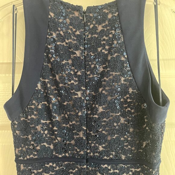 Formal evening Dress-Nightway Navy Blue Dress-Size 6 - Picture 4 of 9